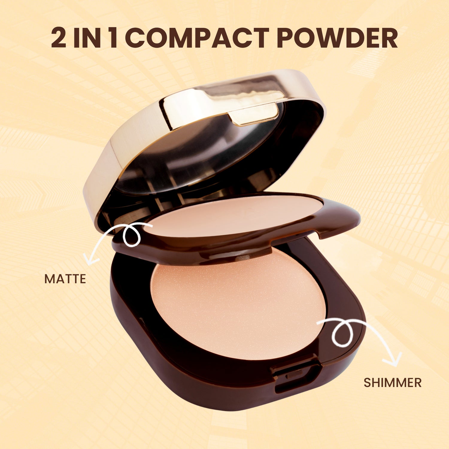 Red4 2 in 1 compact powder