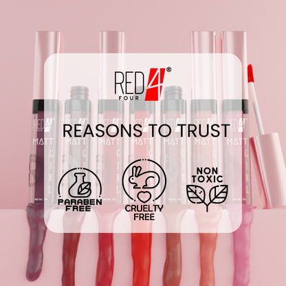 Red4 Matte Girl Liquid Lipstick