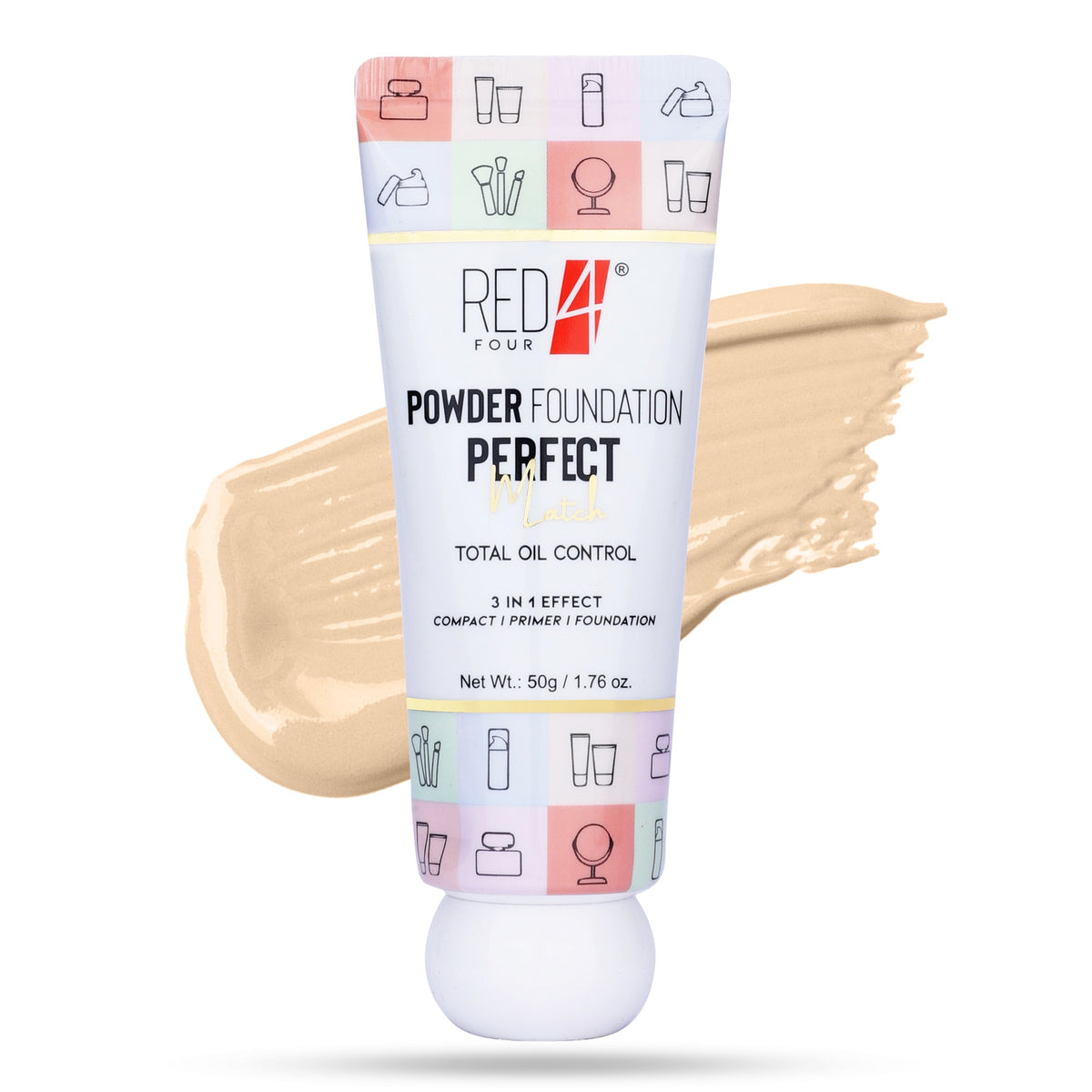 Red4 Powder foundation prefect