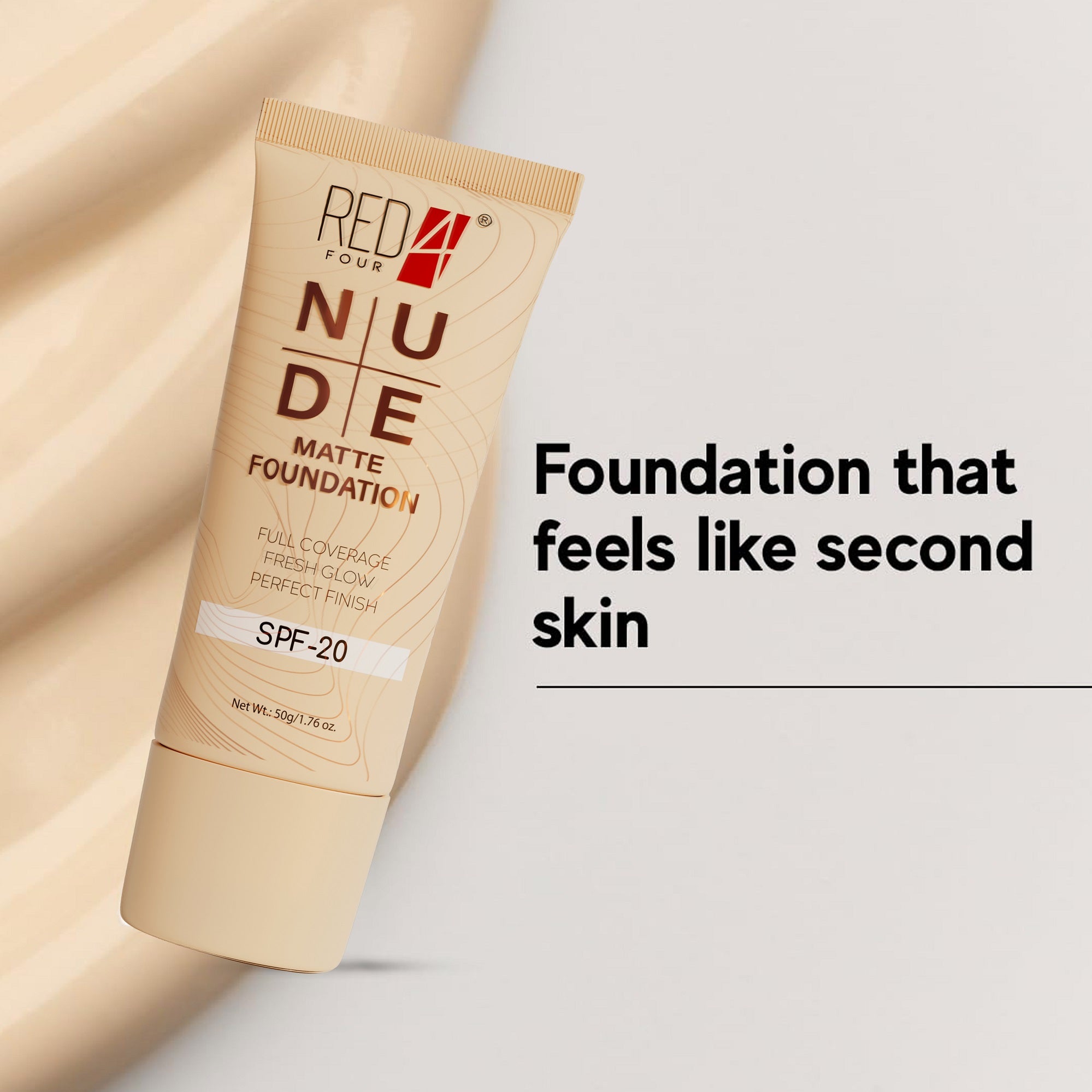 Nude Matte Foundation | Lightweight Everyday Base